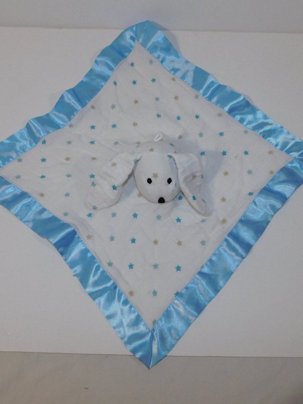 Aden + Anais Musy Mate Muslin Lovey Security Blanket Blue Stars Bunny Puppy